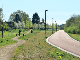 Lente in Twente - F35 snelfietsweg